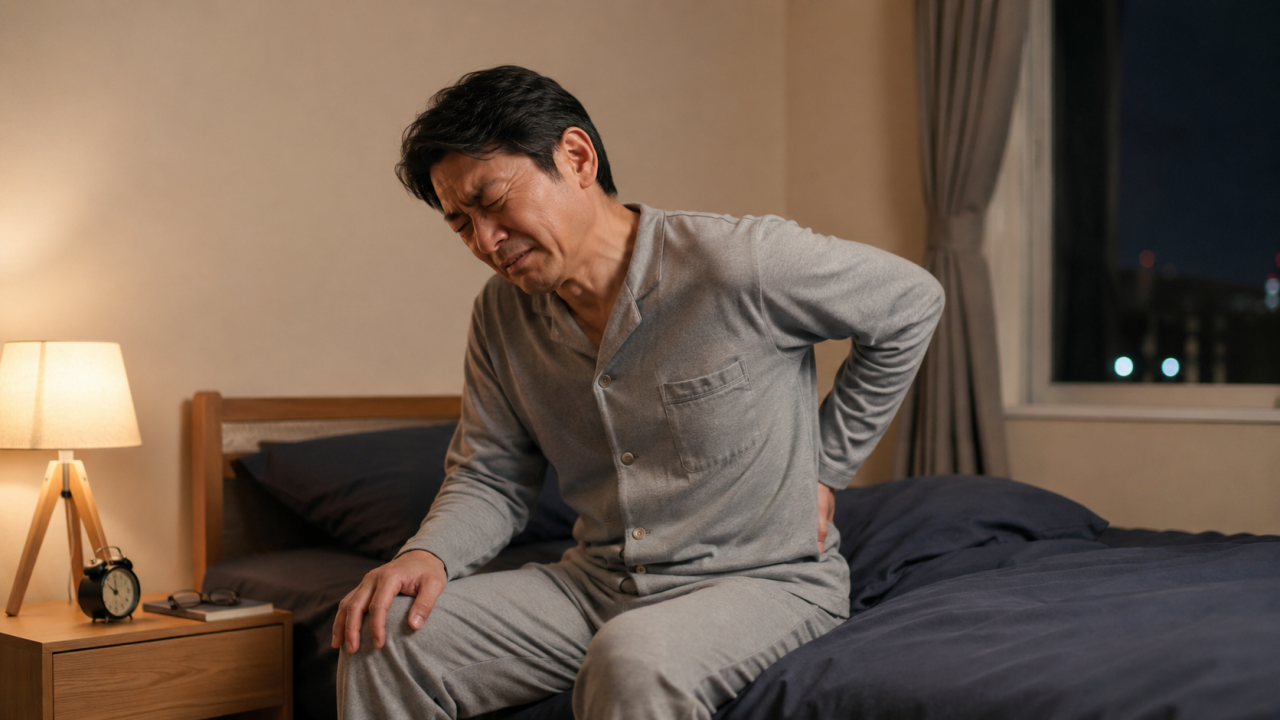 【横須賀】腰痛・肩こりで眠れないあなたへ——睡眠の質が変わらない