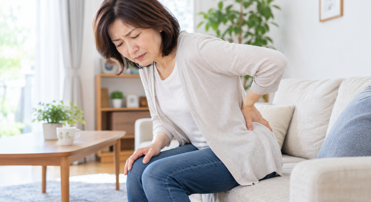 お尻から脚にかけてのしびれ・坐骨神経痛が 「気にならない毎日」へ 50代女性の症例レポート