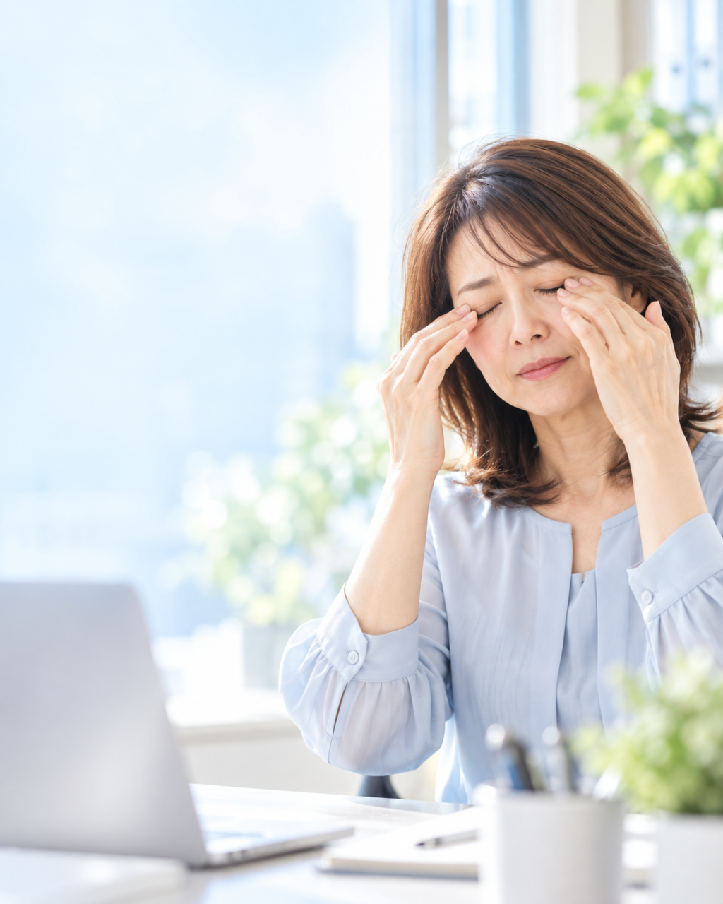 眼科で「異常なし」と言われた目の疲れ。 50代女性が「体」から整えていった記録